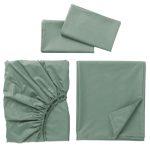 Luscious Living - Fitted Sheet - Flat Sheet - 2 Pillow Cases - Microfibre