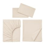 Luscious Living - Fitted Sheet - Flat Sheet - 2 Pillow Cases - Microfibre - Image 18