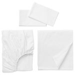 Luscious Living - Fitted Sheet - Flat Sheet - 2 Pillow Cases - Microfibre - Image 25