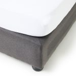 George & Mason - Microfibre Fitted Sheet - White