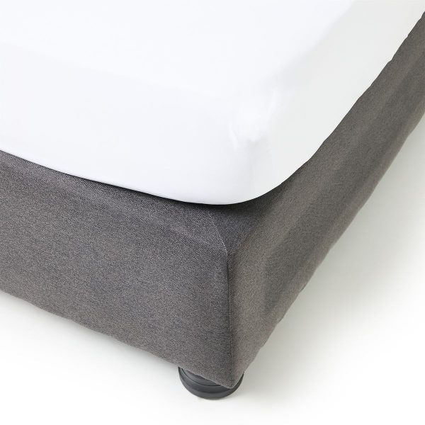 George & Mason - Microfibre Fitted Sheet - White
