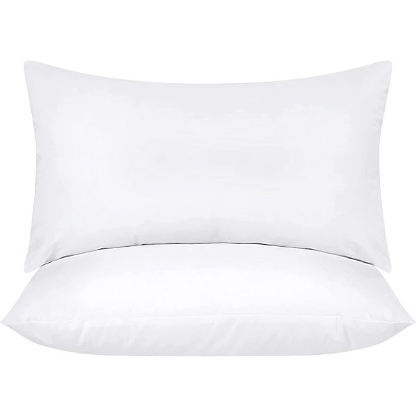 Dreamy Nights - Duck Feather - King Pillows Twin Pack 2000 - Cotton