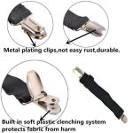 Elastic Bed Sheet Fasteners - 4 Piece (Black) - Image 3