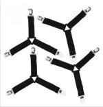 Adjustable Bed Sheet Grips - Set of 4