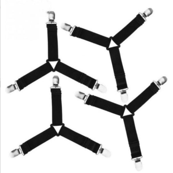 Adjustable Bed Sheet Grips - Set of 4