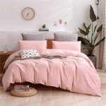Duvet Cover Set - Luxury Wrinkle Resistant Egyptian Comfort – Pink - Image 3