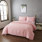 Duvet Cover Set - Luxury Wrinkle Resistant Egyptian Comfort – Pink - Image 4