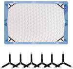 Elastic Triangle Non-Slip Bed Sheet Holder Straps - 4Packs - Image 3