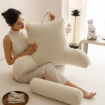 Comfortable Supportive Backrest Pillow L50-White - Image 2