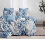 Linen Boutique - Duvet Cover Set Reversible-DreamyBlue - Image 2