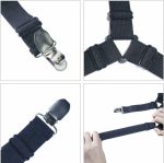 4 Piece Multi-functional Adjustable Triangle Bed Sheet Clips - Image 4