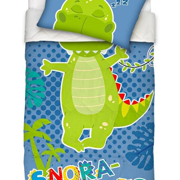 Boys Dino Mite Duvet Cover Set - Double