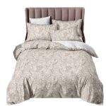 Linen Boutique - Duvet Cover Set Reversible-CreamGreyLinen