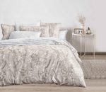 Linen Boutique - Duvet Cover Set Reversible-CreamGreyLinen - Image 2