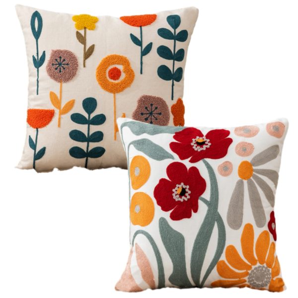 2Pack 45 x 45 Throw Pillow Covers Cushion Covers Sofa Pillow Protectors