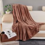 Air Conditioning Blanket Plush Thermal Blanket Breathable Throw Flannel - Image 4