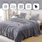 Air Conditioning Blanket Plush Thermal Blanket Breathable Throw Flannel - Image 9