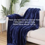 Air Conditioning Blanket Plush Thermal Blanket Breathable Throw Flannel - Image 14