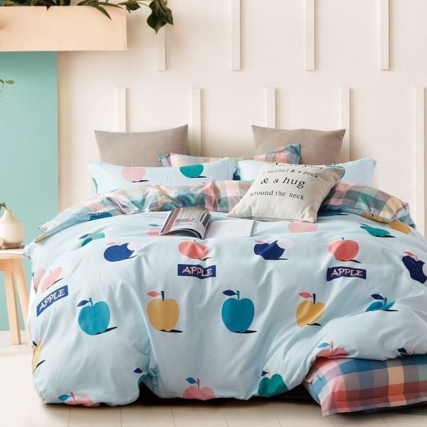 Linen Boutique - Kids Duvet Cover Set - Apple