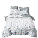 Linen Boutique - Duvet Cover Set Reversible - WhiteLavender