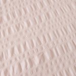 George & Mason - Seersucker Duvet Cover Set - Blush - King - Image 2