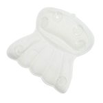 Iconix - Breathable Comfort 3D Quilted Mesh Bath Pillow - Grey Flowers - Image 3