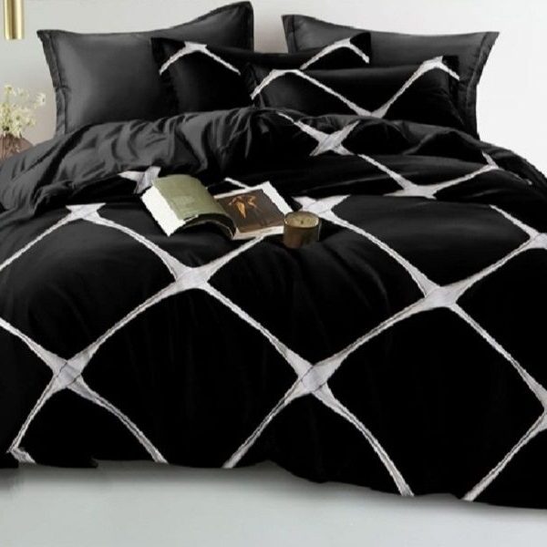 Duvet Cover Set, Soft Touch ,High Quality  Black