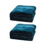 Ultra Plush Blankets-Throws-Fleece Blanket - Soft - Set of 2 - Image 4