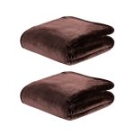 Ultra Plush Blankets-Throws-Fleece Blanket - Soft - Set of 2 - Image 7