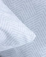 George & Mason - 180TC Grey Ornament 100% Cotton Duvet Set
