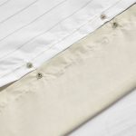 George & Mason - Minimal Stripe Duvet Cover Set - Stone - Double - Image 3