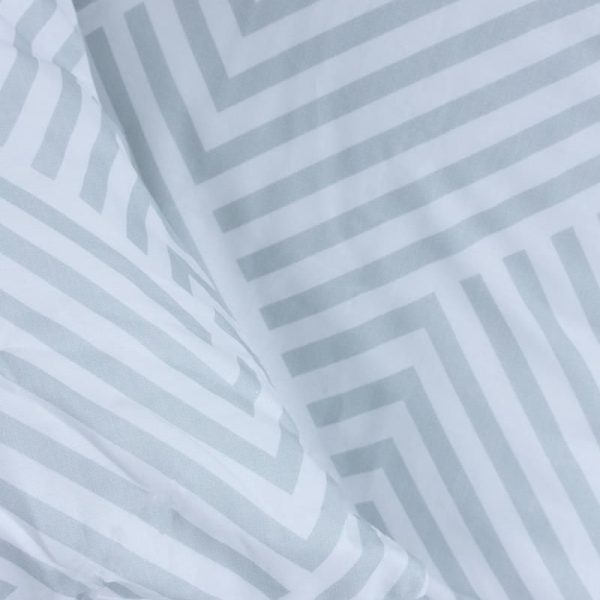 George & Mason - 180TC Geo Lines 100% Cotton Duvet Set