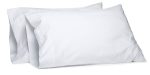 Gripitt - 200TC Cotton Standard Pillow Cases Twin Pack - White