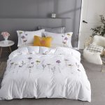 Miss Lyn Lillian Embroidered Duvet Covers in White