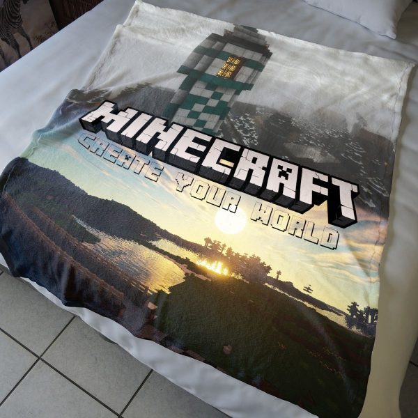 Minecraft Fleece Lap Blanket