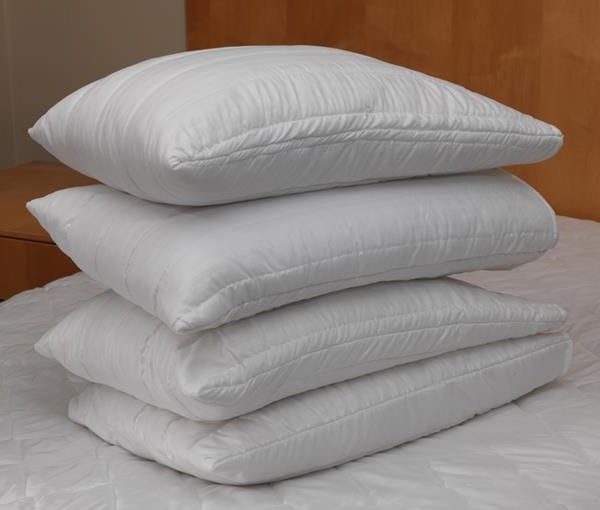 Dreyer Linen Quilted Hospitality Pillow Protector - Set of 4 - King