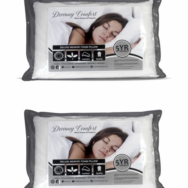 Memory Foam Pillow - Twin Pack