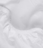 Fitted sheet White 300TC Percale - Image 2
