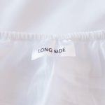 Fitted sheet White 300TC Percale - Image 3