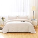 Wonder Towel Wrinkle Resistant Hotel Duvet Cover Set Double Cream - Image 4