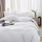 Wonder Towel Wrinkle Resistant Hotel Duvet Cover Set King White - Image 4