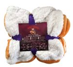 Sherpa Flannel Blanket - Queen - Purple - Image 3