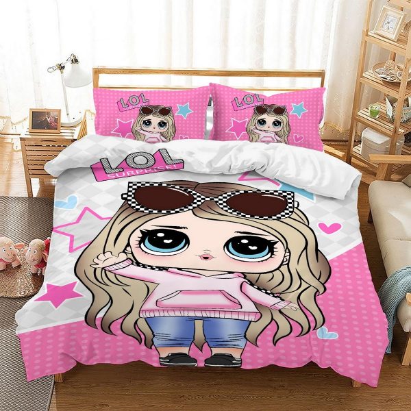 Linen Boutique - Kids Duvet Cover Set - LOL Surprise - Three Quarter