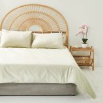 George & Mason - 200TC Polycotton Percale Duvet Cover Set - Stone - Image 6
