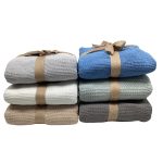 100% Cotton Cellular Blanket - 180x230cm - Image 5