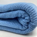 100% Cotton Cellular Blanket - 180x230cm - Image 11