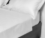 George & Mason - T200 Flat Sheet - Grey - Double - Image 2