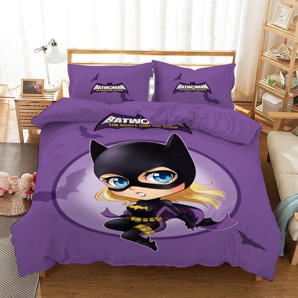 Linen Boutique - Kids Duvet Cover Set - Little Superheroes - Batwoman