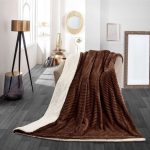 Polyester Striped Winter Double Blanket - Image 2