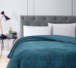 Ultra Plush Blanket/Throw - Midnight Teal - Image 3